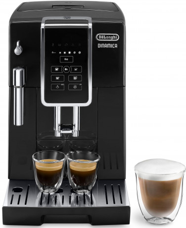 De'Longhi De'Longhi Kaffeevollautomat Dinamica ECAM 358.15.B, Sensor-Bedienfeld, inkl. Pflegeset im Wert von € 31,99 UVP Полностью атоматическая кофемашина De'Longhi Dinamica ECAM 358.15.B, сенсорная панель управления, включая набор для ухода, рекомендуе