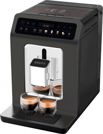 Krups Krups Kaffeevollautomat EA895N Evidence One, inkl. 250 gr ESPRESSO KAFFEE im Wert von UVP € 6,99  Полностью автоматическая кофемашина Krups EA895N Evidence One, включая 250 г КОФЕ ЭСПРЕССО — рекомендуемая розничная ена 6,99 евро.