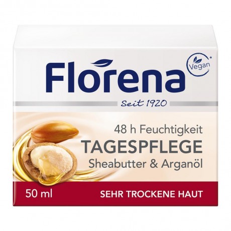 Florena Tagespflege Sheabutter & Arganol Дневной уход Масло ши и арганол