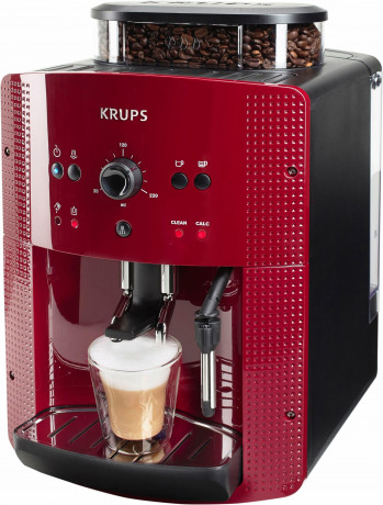 Krups Krups Kaffeevollautomat EA8107 Arabica, 2-Tassen-Funktion, manueller Dampfduse, 2 voreingestelle Kaffeestarken  Полностью автоматическая кофемашина Krups EA8107 арабика, функция на 2 чашки, ручное паровое сопло, 2 предустановленные крепости кофе