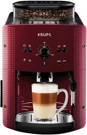 Krups Krups Kaffeevollautomat EA8107 Arabica, 2-Tassen-Funktion, manueller Dampfduse, 2 voreingestelle Kaffeestarken  Полностью автоматическая кофемашина Krups EA8107 арабика, функция на 2 чашки, ручное паровое сопло, 2 предустановленные крепости кофе