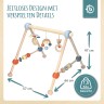 bieco Spieltrapez Spielbogen fur Babys Hohenverstellbar aus Holz Activity Center Baby Spielbogen Игровая арка-трапеция для малышей Деревянный игровой центр с регулируемой высотой Детская арка