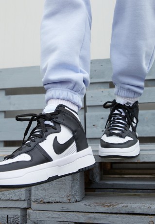 Nike Sportswear WMNS DUNK HIGH UP Sneaker high white/black/dark smoke grey WMNS DUNK HIGH UP Высокие кроссовки женские белый/черный/темно-серый дым