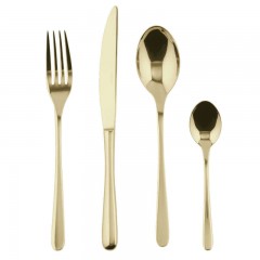 Sambonet Sambonet Taste - Edelstahl / PVD champagnerfarben Besteckset 24-tlg. Vollheft / Monoblock Кнопка Sambonet - нержавеющая сталь / PVD цвета шампанского набор столовых приборов 24 предм. Полный буклет/моноблок