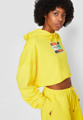 Tommy Hilfiger TOMMY HILFIGER X ANDY WARHOL FLAG CROPPED HOODIE Sweatshirt vivid yellow TOMMY HILFIGER X ANDY WARHOL FLAG CROPPED HOODIE толстовка ярко-желтый
