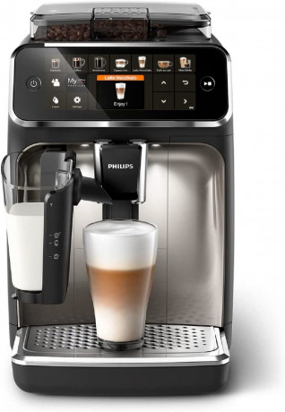Philips Philips Kaffeevollautomat Series 5400 Kaffeevollautomat LatteGo Milchaufschaumer Display, Kaffeeautomat Cafemaschine Kaffeemaschine mi Mahlwerk Vollautomat Cafe Полностью автоматическая кофемашина Philips Series 5400, полностью автоматическая коф