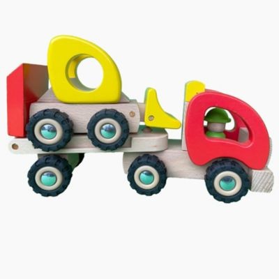 goki Tieflader mit Radlader Низкорамная платформа с колесным погрузчиком