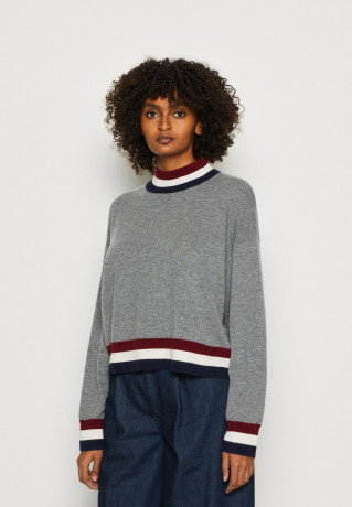 Tommy Hilfiger MOCK Jumper medium heather grey МАК джемперы средний вересковый серый