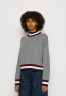 Tommy Hilfiger MOCK Jumper medium heather grey МАК джемперы средний вересковый серый