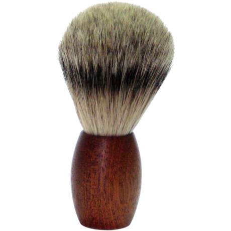 Golddachs Rasierpinsel Zedernholz, Zupfhaar  Помазок из кедрового дерева, выщипанные волосы