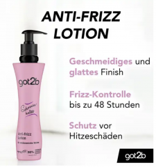 got2b Anti-Frizz Lotion Schmusekatze Лосьон для гладких волос, для кудрей, 200мл