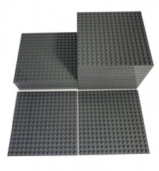 LEGO LEGO 16x16 Bauplatten dunkelgraue Platten - Beidseitig bebaubar - 91405 Menge 20x Строительные пластины LEGO 16x16 темно-серые пластины - можно собирать с обеих сторон - 91405 количество 20x