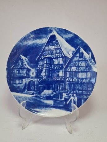 Royal Bavaria Декоративная тарелка "Старый Милтенберг", 19,5 см, Германия, 1976г