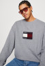 Tommy Hilfiger TOMMY HILFIGER X SHAWN MENDES GOOD LUCK CREWNECK EXCLUSIVE UNISEX Sweatshirt medium grey heather TOMMY HILFIGER X SHAWN MENDES GOOD LUCK CREWNECK EXCLUSIVE UNISEX Толстовка средний серый вереск